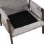 Fauteuil gris - style moderne Mid-Century pour, salles d'étude, fauteuil d'appoint en velours de bureau et tous les espaces de vie élégants-1333215260