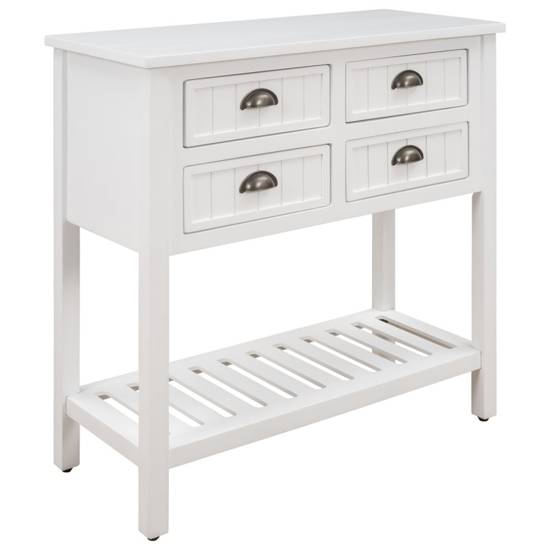 Console 31,7 po Aubriana, Blanc