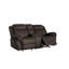 Causeuse inclinable en velours Ekrem