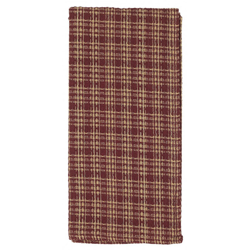 Cotton Checkered Waffle Tea Towel Kitchen Towel