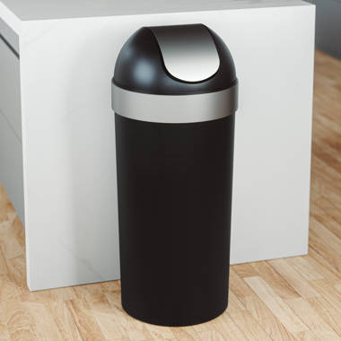 simplehuman® Open Top Stainless Steel Trash Can - 30 Gallon H-7364