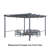 Aoodor Pergola Replacement Canopy-114884127-114884130