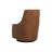 CARMINE SWIVEL LOUNGE CHAIR - COGNAC LEATHER - Brown