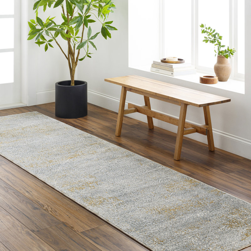 Abstract Indoor Rug, Runner 2'7" x 7'3"