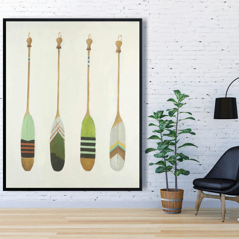 " Colorful Nautical Oars "