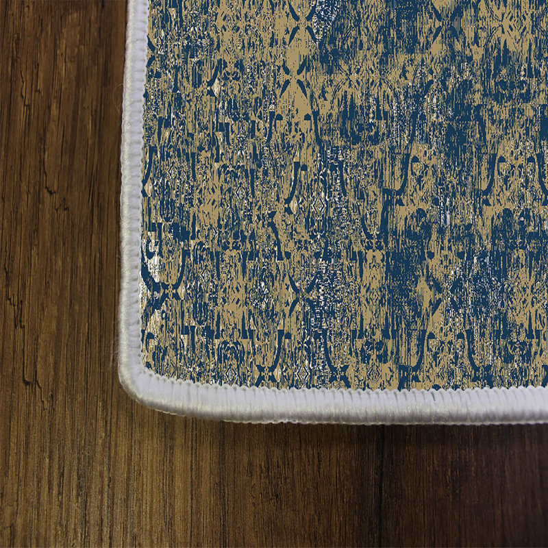 Premium Hall Carpet, 3.3 x 6.6 Feet, 100% Polyester, 0.3 in Pile Height | Antibacterial, Non-Slip Underside, Machine Washable | Elegant 3D Digital Print Design, Perfect for Entryways & Living Rooms