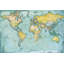 Carte du monde délavée - impression sur toile tendue-15074874-29360979-29360984
