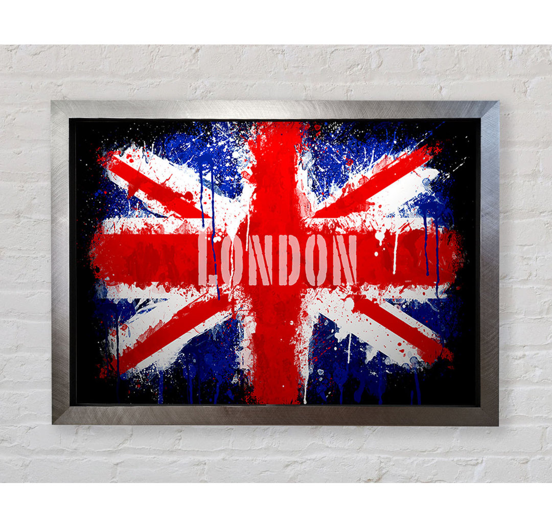 London Uk Flagge - Druck