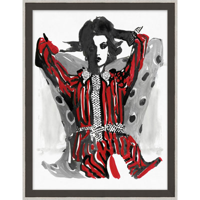 Allure 6' Framed Print on Glass