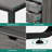 L-Shaped Computer Desk With Integrated Power Outlets, RGB LED Lighting, And File Cabinet, Featuring Ample Storage And Adjustable Shelves For Home Office Workspace
