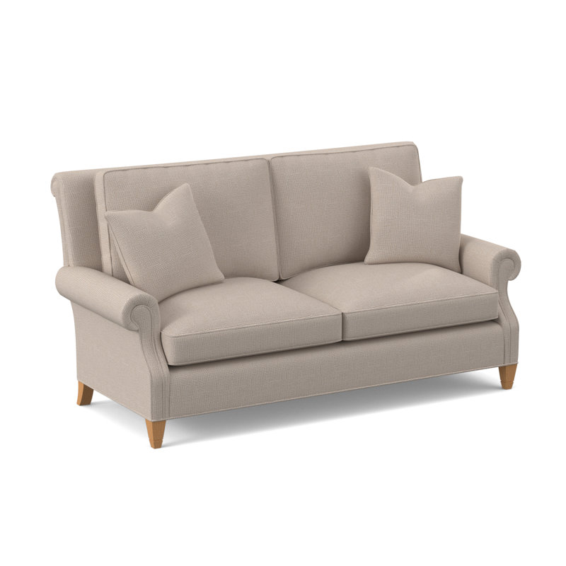 Library Sofa, Amber, Elise Harbor 100% Polyester