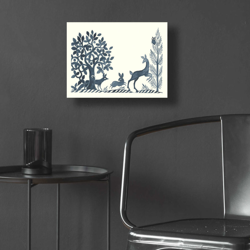 «Mill Life Pines» par Miranda Thomas, art mural en verre acrylique, H 12 po x l 16 po x P 0,13 po