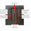 Lit tapissier en similicuir avec éclairage à DEL et 30 massages de massage réglables-1626054322-1626054323