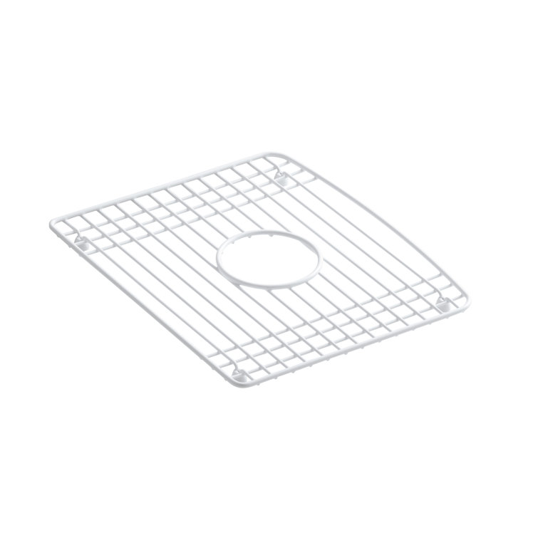 KOHLER Deerfield 14-15/16 in. x 12-1/8 in. Bottom Bowl Sink Bowl Rack in Stainless Steel