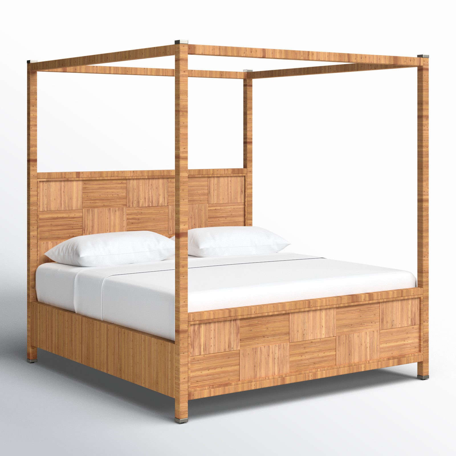 Rosalie Woven Canopy Bed, King
