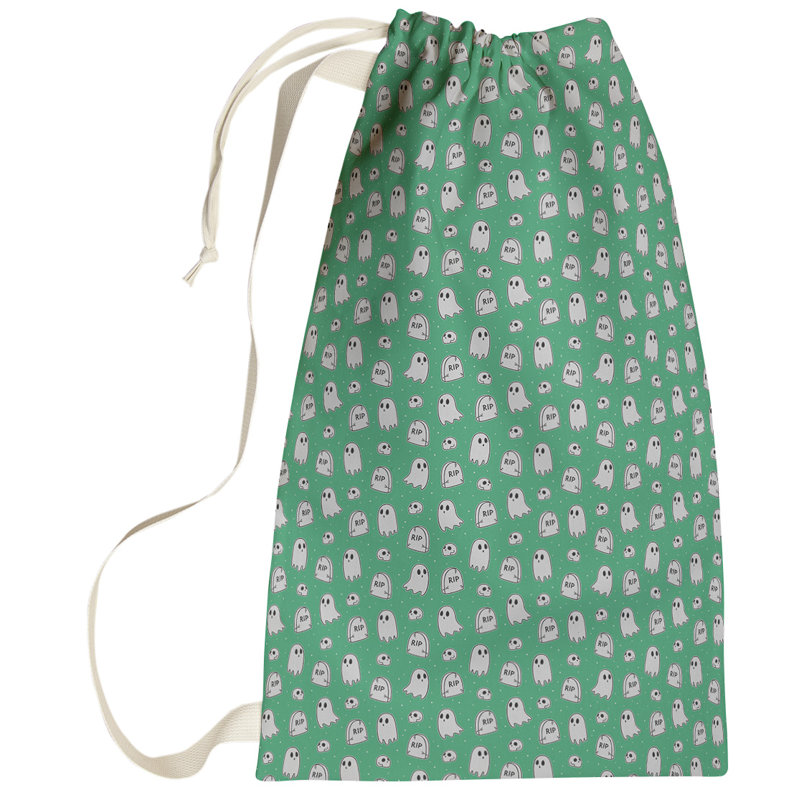 Sac à linge ghost, Petit (H 64 po x l 20 po x P 1,5 po), Vert