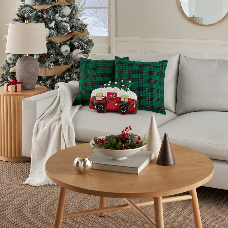 Mina Victory Holiday Pillow Sets 100% Polyester Reversible Throw Pillow set 3/3pcs