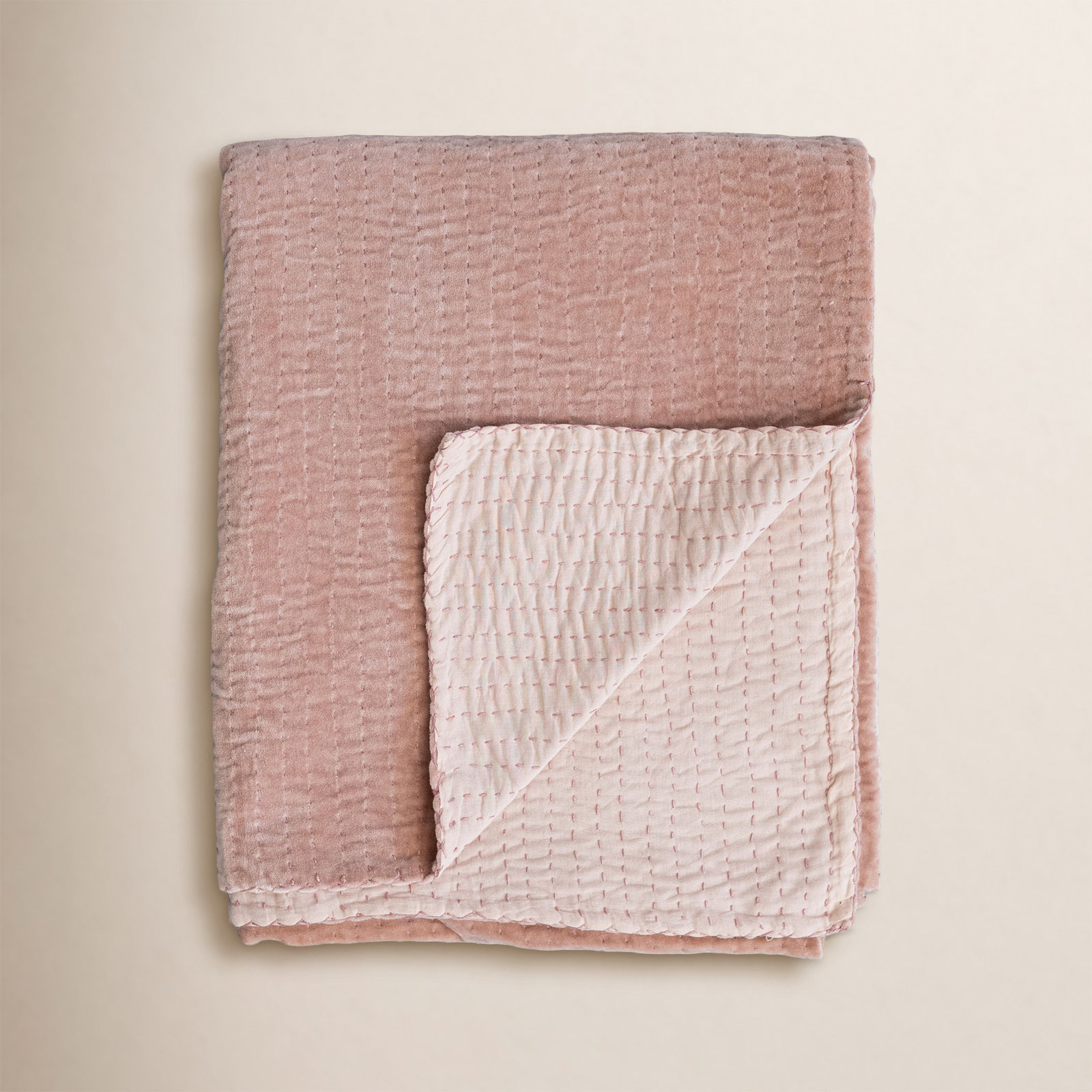 Lariah Cotton Quilted Throw Blanket