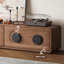 Meubles télé rétro en bois manufacturé brun noisette-756391691-756391689