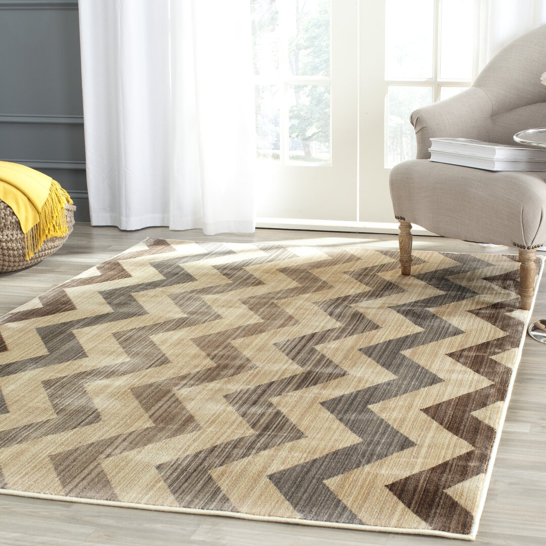 Teppich Shirebrook in Braun/Beige