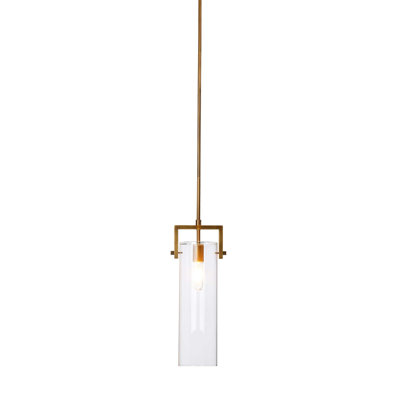Luminaire suspendu cylindrique à 1 lumière Cambrai