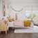 Anitia Mid Century Modern Low Profile Platform Bed Frame