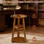 Table d'appoint ronde à 3 niveaux en bois massif, table de bout compacte et table de chevet pour petits espaces, rangement à plusieurs niveaux pour le salon, la chambre à coucher et le bureau personnel