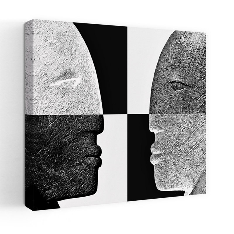 Art contemporain, art contemporain abstrait, H 32 po x l 32 po