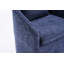 Fauteuil de salle à manger en chenille avec coussin de dossier et roues universelles pour plus de confort et de mobilité-1036357170