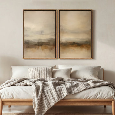 Framed Canvas Wall Art, Vintage Abstract Wall Canvas Prints