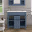 Meuble-lavabo simple 35,9 po avec comptoir en céramique Shantana-1731109610