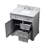 Closter Holiday 36" Single Bathroom Vanity Set-499401109
