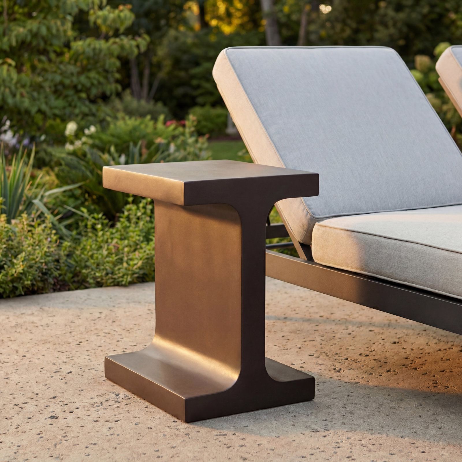 Justin End Table, Lava