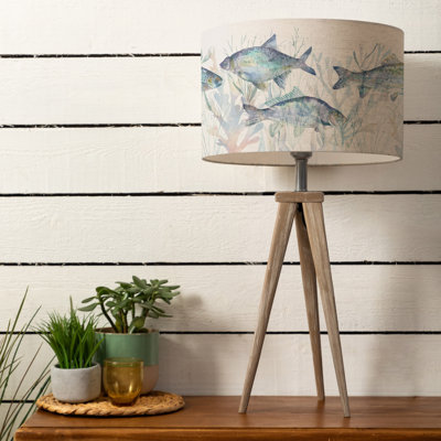 Aratus Wood Tripod Lamp