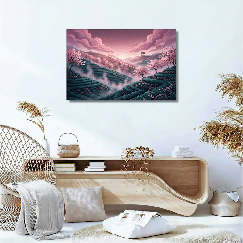 Art mural sur toile Teal, H 20 po x l 30 po