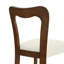 Ensemble de 2 chaises de salle à manger sans accoudoirs de style classique-moderne avec sièges rembourrés, structure en bois d'hévéa robuste-1704926556