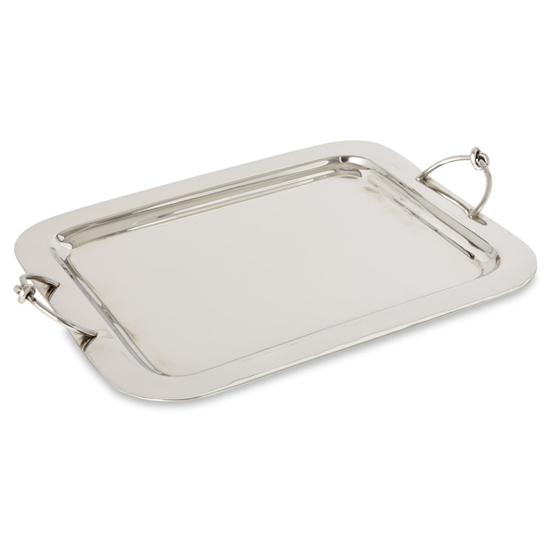 Everly Quinn Shrewsbury Stainless Steel Tray
