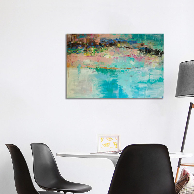 Reconnecting by Shalimar Legaspi - Painting on Canvas, Wrapped Canvas, 101.6 cm H x 66.04 cm W x 1.91 cm D