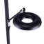 Lampe torchère à DEL noire Zienna