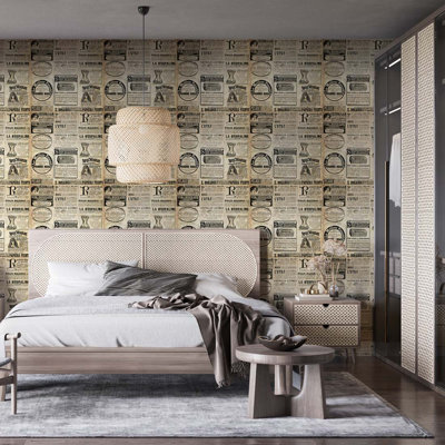 Rouleau de papier peint adhésif 10,5 pi L x 24 po