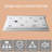 60 In. X 36 In. Acrylic Single Threshold Shower Base Alcove Floor Rectangular Shower Pan Base With Center Drain In White