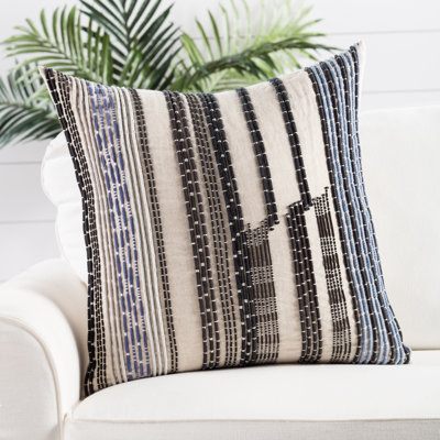Cosmic Striped 22" Throw Pillow Cover