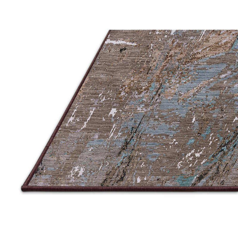 Tapis abstrait gris, Rectangle 7 pi x 9 pi