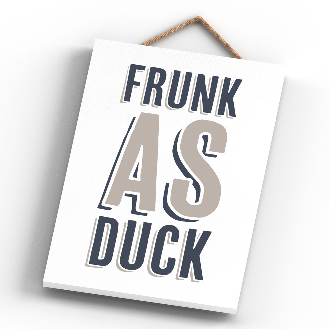 Vivid Squid Wholesale Frunk As Duck - No Frame Print on Wood
