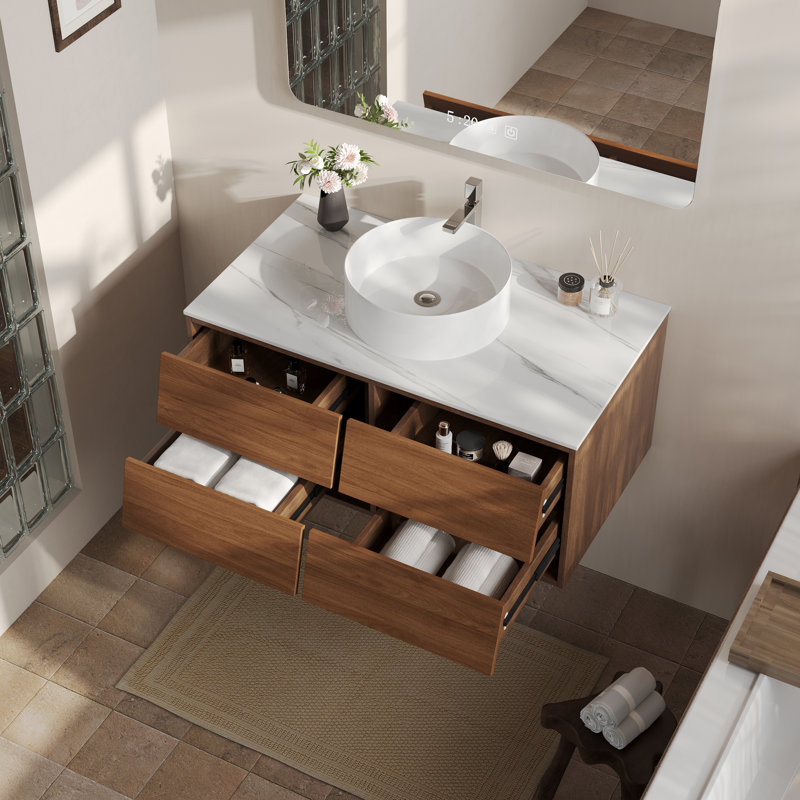 Meuble-lavabo mural 35,8 po Unique Designer Pick