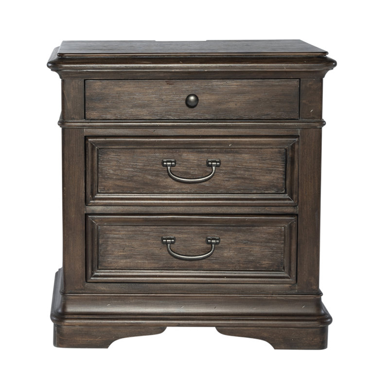 Tykiesha 3 Drawer Nightstand