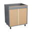 Armoire ouverte standard en panneau de particules H 34,5 po prête à assembler-95325793-95325788