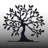 Metal Love Tree Decorative Objects