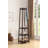 Vassen Coat Rack W/ 3-Tier Storage Shelves In White Finish-1135356010