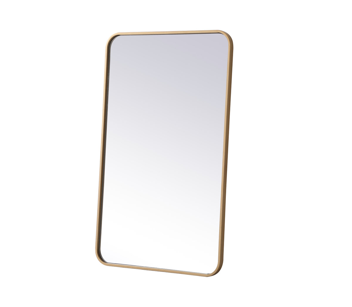 Sabine Accent Mirror, Brass, 36" x 22"